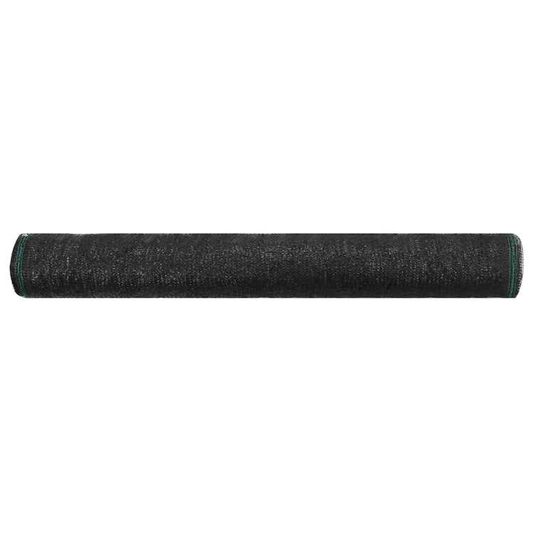 Écran de tennis Vidaxl 1x25 m HDPE noir