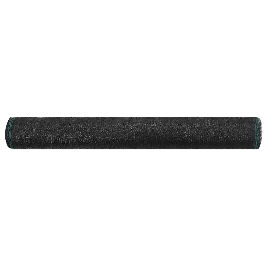 Écran de tennis Vidaxl 1,2x50 m HDPE noir
