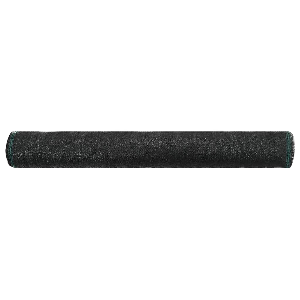 Écran de tennis Vidaxl 1,4x25 m HDPE noir