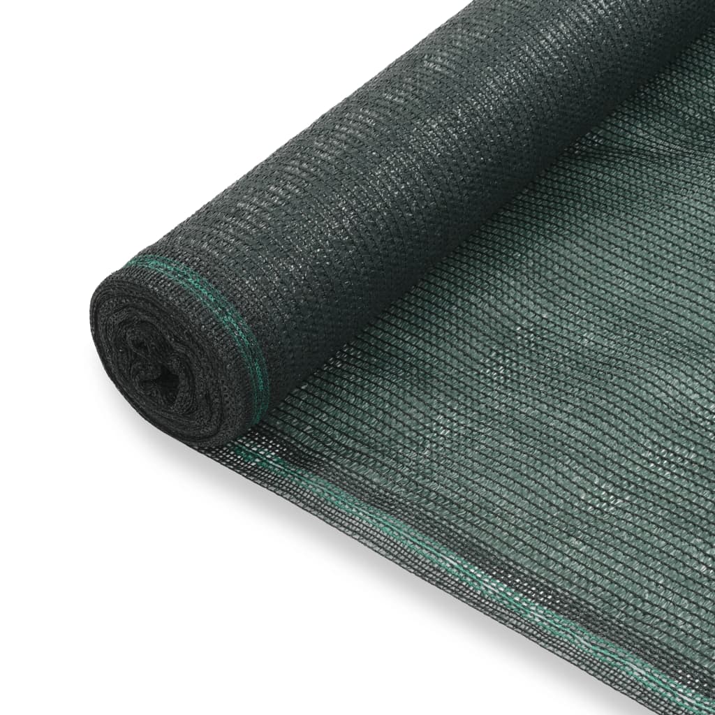 Écran de tennis Vidaxl 1,8x50 m vert HDPE