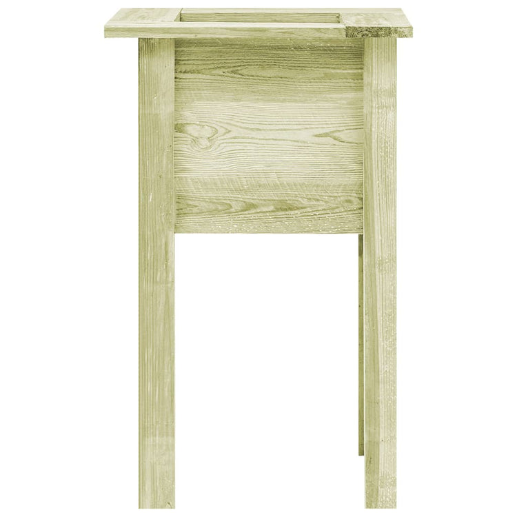 Planteur Vidaxl surélevé avec des pieds 50x50x80 cm Scion en bois