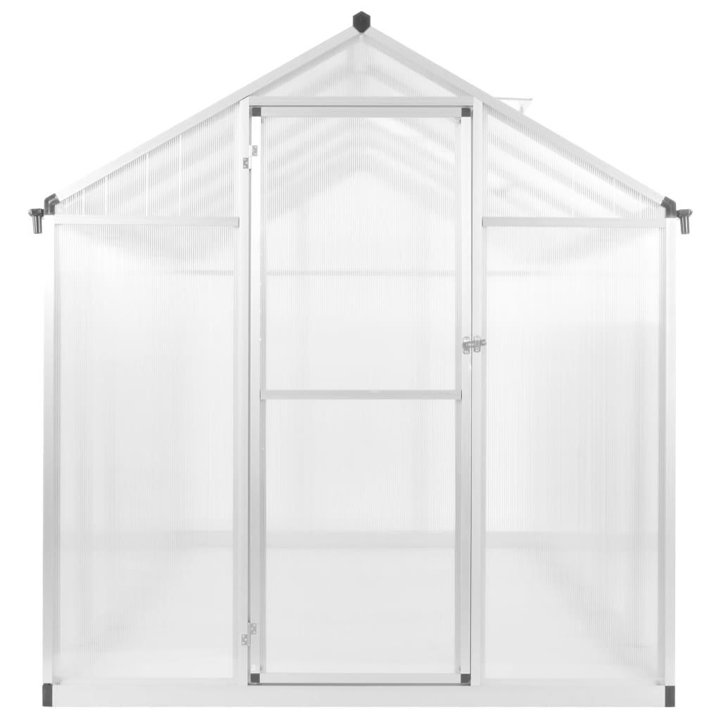Vidaxl tuinkas 13,41 m³ 362x190x195 cm aluminium