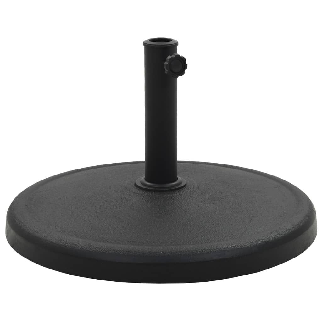 Vidaxl Parasol Foot à environ 19 kg de polyresin noir