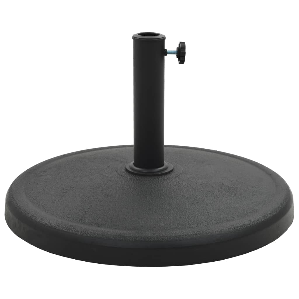 Vidaxl Parasol Foot à environ 19 kg de polyresin noir