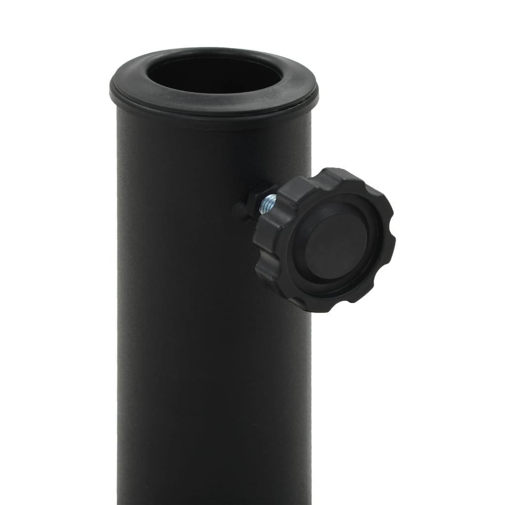Vidaxl Parasol Foot à environ 19 kg de polyresin noir