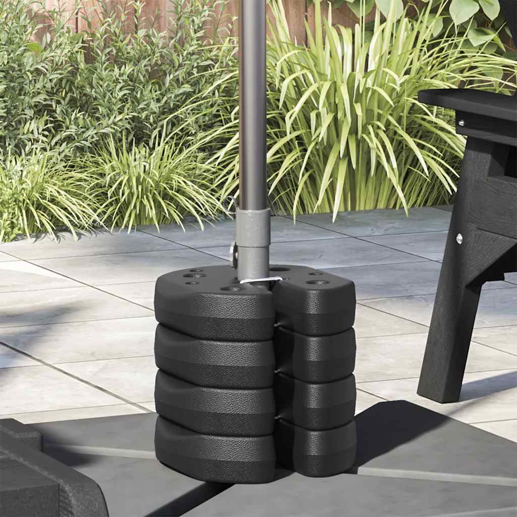 Partie vidaxl ALSOS 4 ST 220X50 mm de béton noir