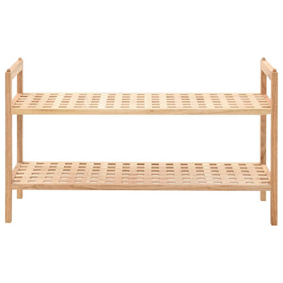 Rack à chaussures Vidaxl 69x26x40 cm Bois de noyer massif