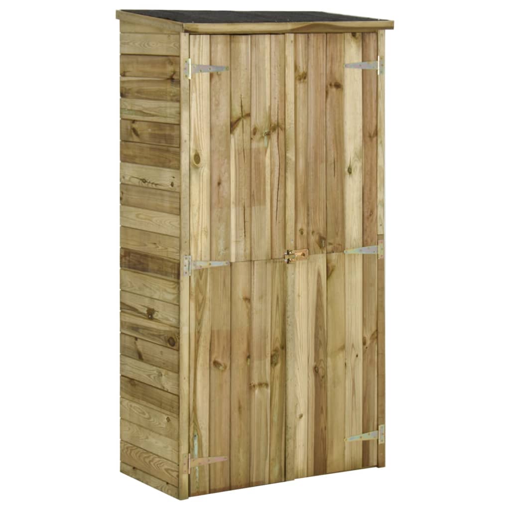 Vidaxl jardin hangar 85x48x177 cm en bois de pin