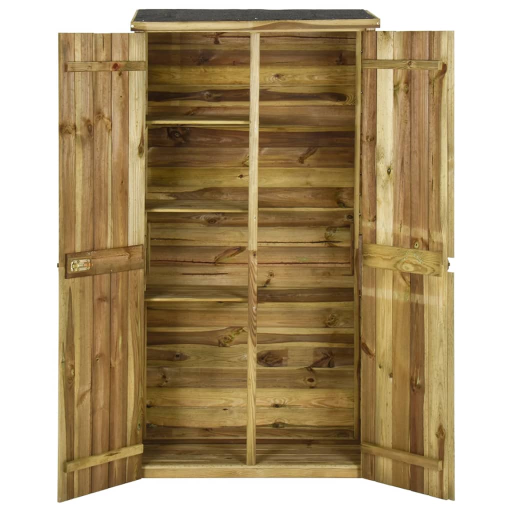 Vidaxl jardin hangar 85x48x177 cm en bois de pin
