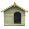 Vidaxl Dog Loft pour jardin avec toit pliant de pin imprégné