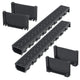 Gouttières de drainage vidaxl 2 m plastique