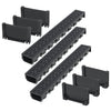 Gouttières de drainage vidaxl 3 m plastique
