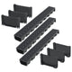 Gouttières de drainage vidaxl 3 m plastique