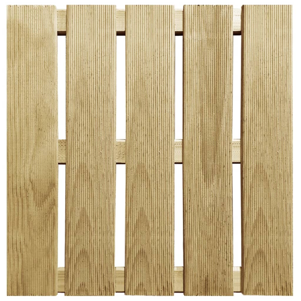 Vidaxl Terrace Tiles 6 St 50x50 cm Green en bois