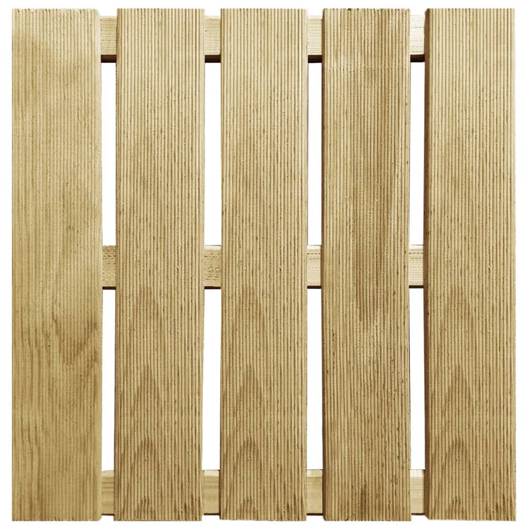 Vidaxl Terrace Tiles 6 St 50x50 cm Green en bois