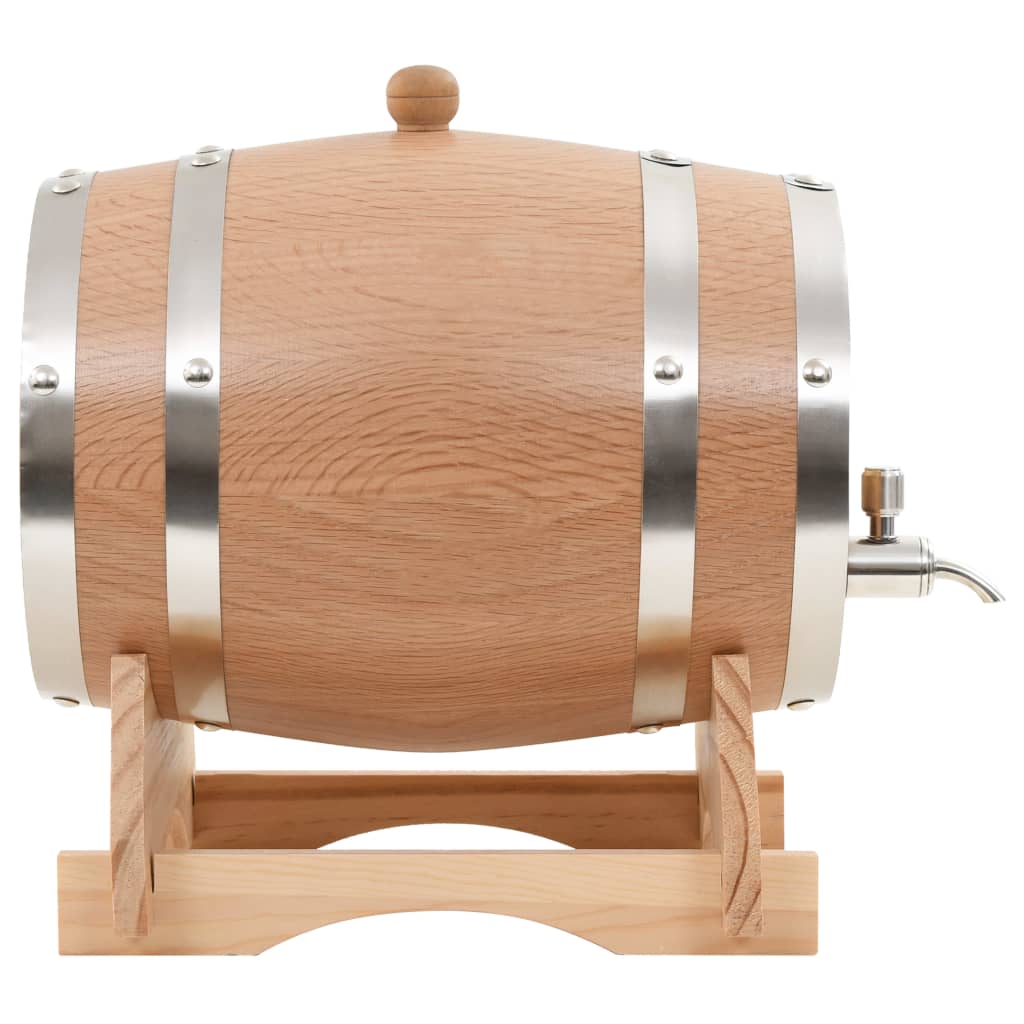 Baril de vin vidaxl avec un chêne solide Tap 6 L