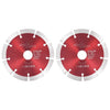 Pares de scie à diamant Vidaxl 2 pcs 125 mm en acier