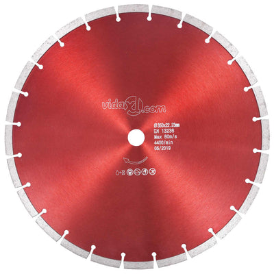 Vidaxl Diamond Saw Feuille de 350 mm en acier