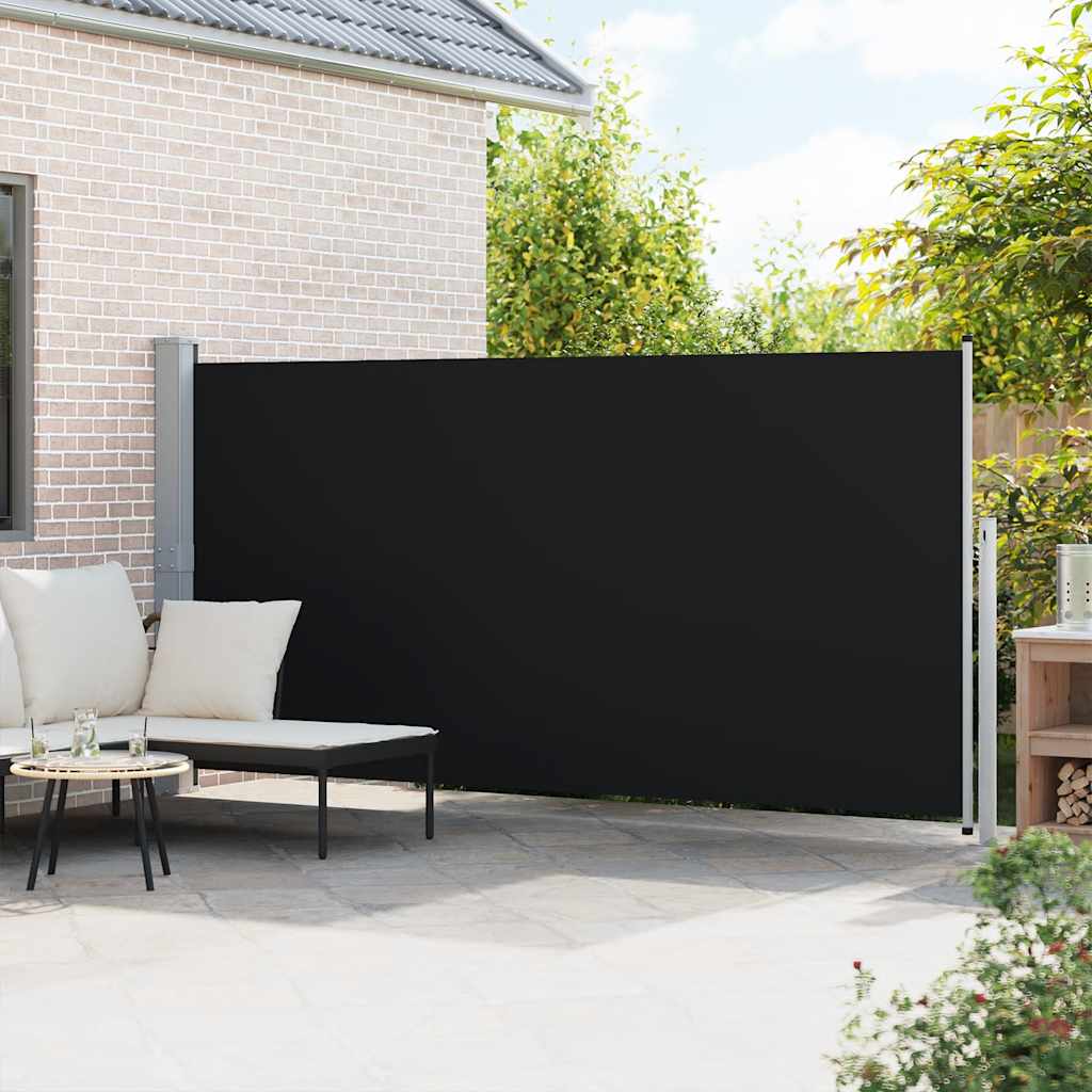 Pare-brise Vidaxl extensible 160x500 cm bleu