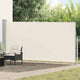 Pare-brise Vidaxl extensible 160x500 cm crème