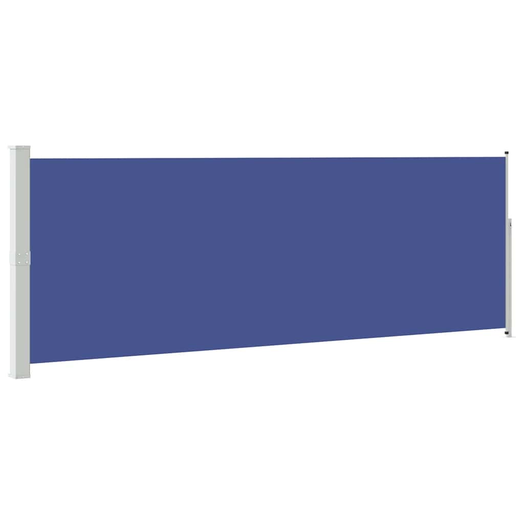 Pare-brise Vidaxl extensible 160x500 cm bleu