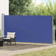 Pare-brise Vidaxl extensible 160x500 cm bleu