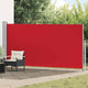 Pare-brise Vidaxl extensible 160x500 cm rouge