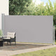 Pare-brise Vidaxl extensible 160x500 cm gris