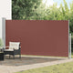 Vidaxl côté canopée extensible 160x500 cm brun