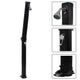 Vidaxl Solardouche pliable 23 L 214 cm noir