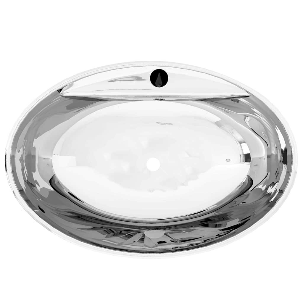 Vidaxl Washingin avec atterrissage 58,5x39x21 cm en céramique argent couleur