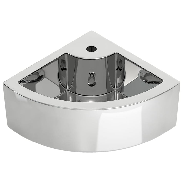 Vidaxl Washingin avec atterrissage 45x32x12,5 cm en céramique argent couleur