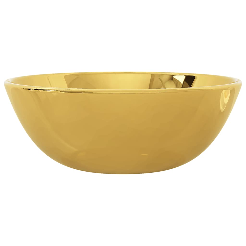 Vidaxl Washbasin 28x10 cm en céramique or de couleur