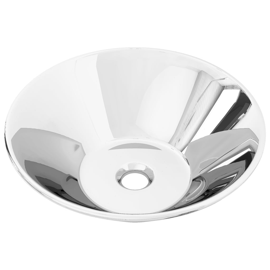 Vidaxl Washbasin 42x14 cm en céramique argent coloré