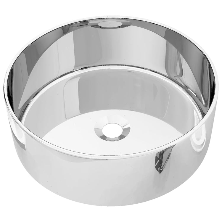Vidaxl Washbasin 40x15 cm Ceramic Silver Colored