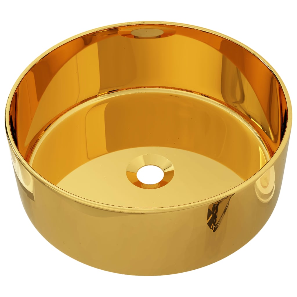 Vidaxl Washbasin 40x15 cm en céramique or de couleur
