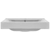 Vidaxl Washingin avec atterrissage 60x46x16 cm en céramique argenté de couleur