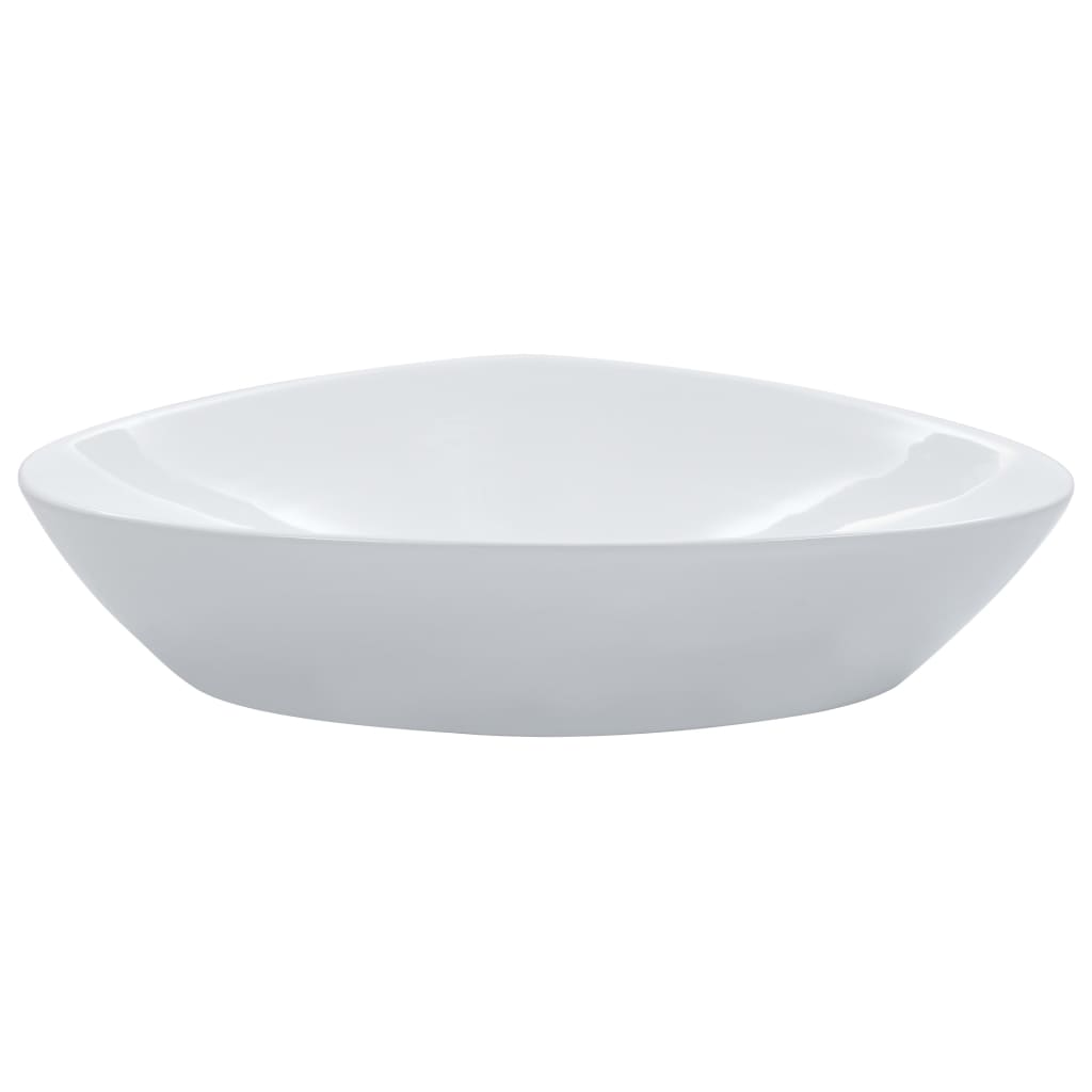 Vidaxl Washbasin 58.5x39x14 cm Céramique blanc