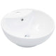 Vidaxl Washingin avec atterrissage 46,5x18 cm blanc céramique