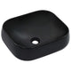 Vidaxl Washbasin 44.5x39.5x14.5 cm Noir en céramique