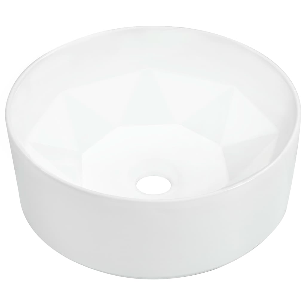 Vidaxl Washbasin 36x14 cm Céramique blanc