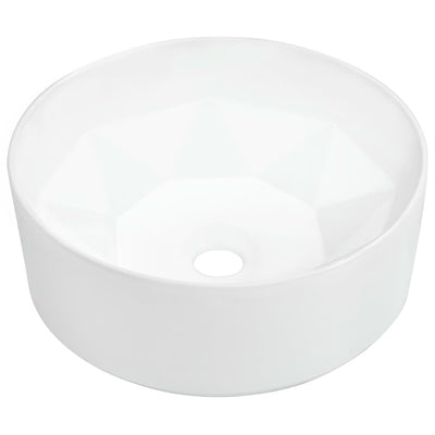Vidaxl Washbasin 36x14 cm Céramique blanc