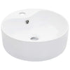 Vidaxl Washingin avec atterrissage 36x13 cm en céramique blanc