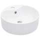 Vidaxl Washingin avec atterrissage 36x13 cm en céramique blanc