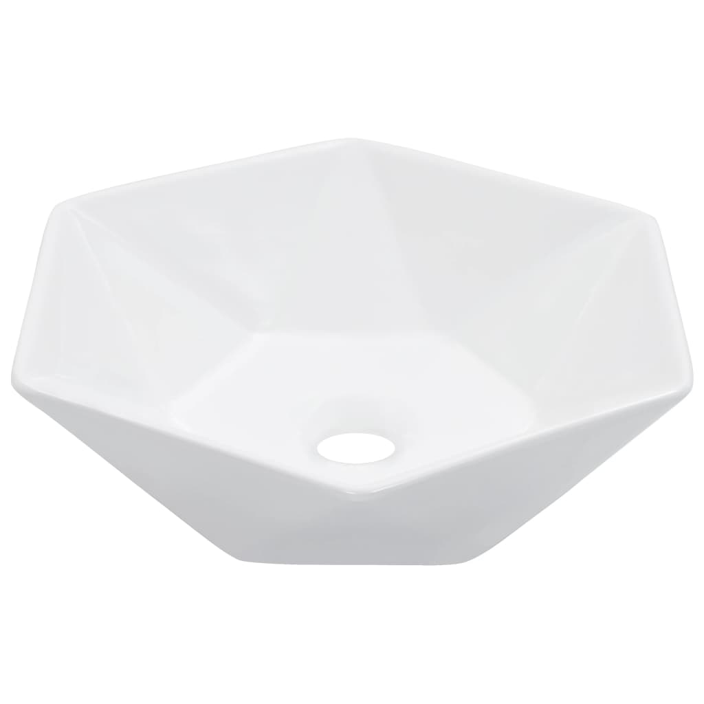 Vidaxl Washbasin 41x36.5x12 cm Céramique blanc