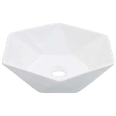 Vidaxl Washbasin 41x36.5x12 cm Céramique blanc