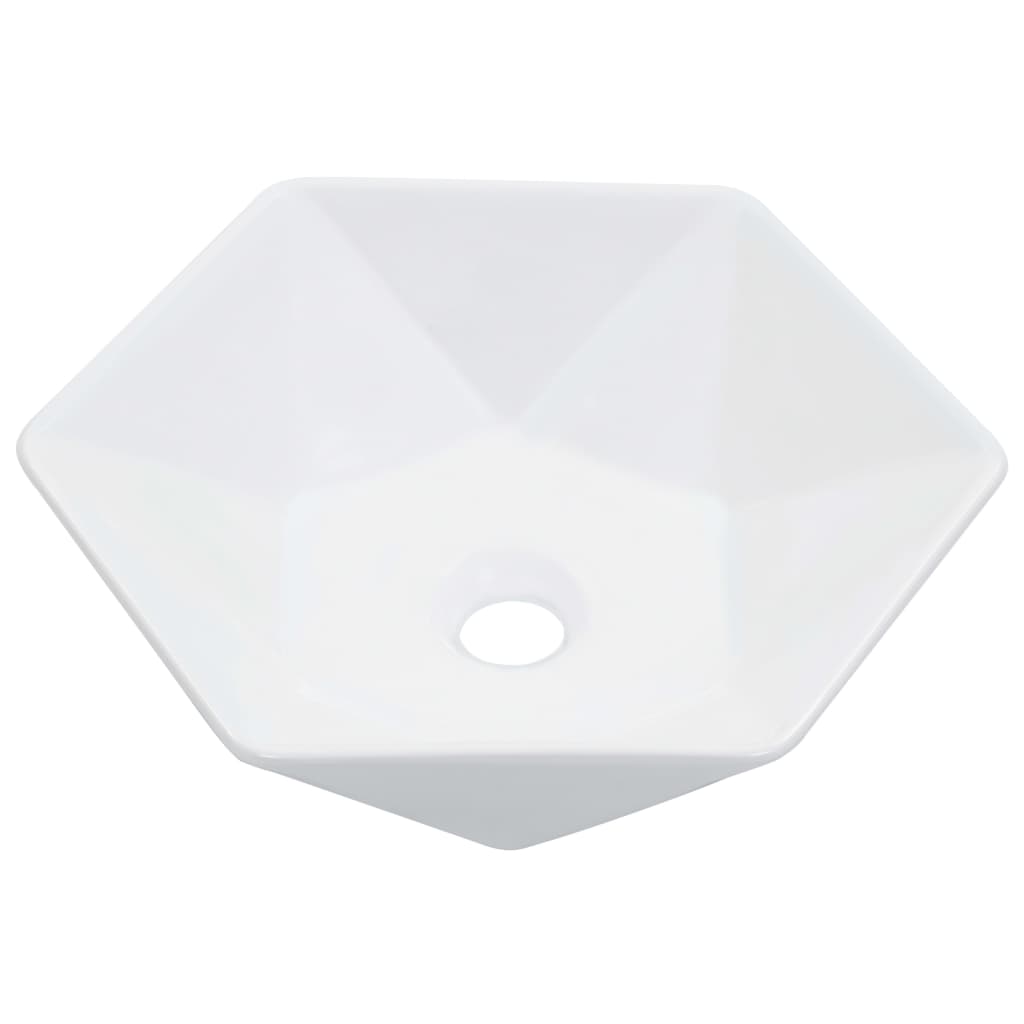 Vidaxl Washbasin 41x36.5x12 cm Céramique blanc