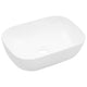 Vidaxl Washbasin 45.5x32x13 cm Céramique blanc