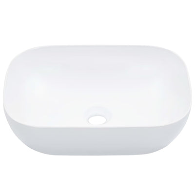 Vidaxl Washbasin 45.5x32x13 cm Céramique blanc