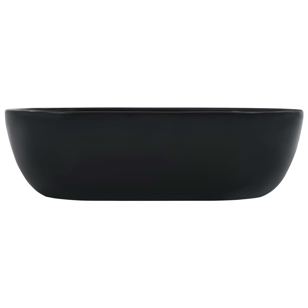 Vidaxl Washbasin 45.5x32x13 cm Black en céramique
